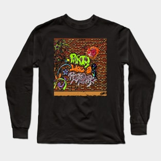 Graffiti - Party Like a Rockstar - Neon Long Sleeve T-Shirt